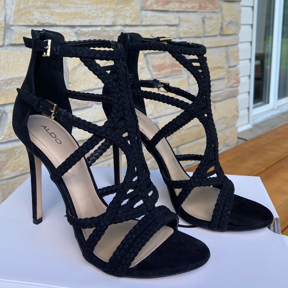Aldo Sinfony-98 Black 8.5 Heels - Picture 1 of 5